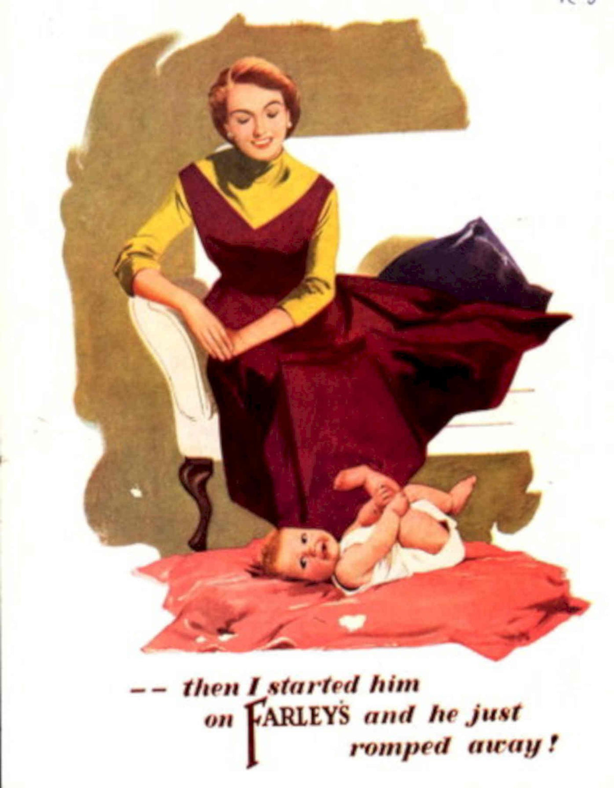 Vintage Domestic Life 1950s Vintage Retro Advert Poster