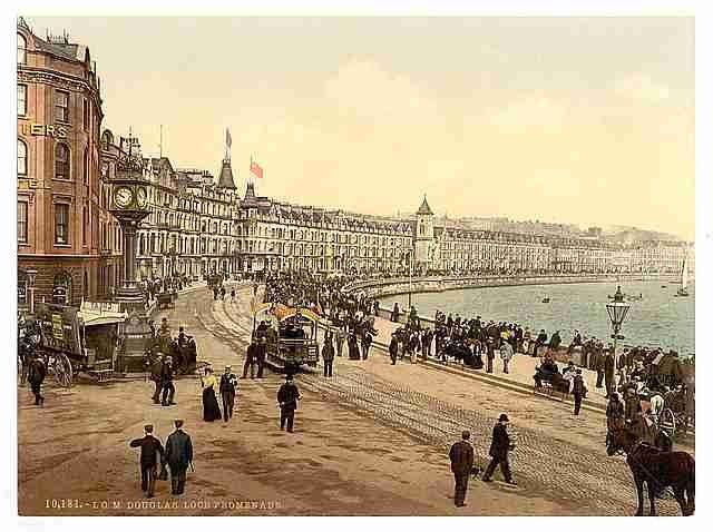 Vintage Douglas loch promenade Isle of Man 2 A4 Photo Print