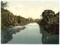 Vintage Doune Castle from the bridge A4 Photo Print
