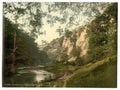 Vintage Dovedale Tissington Straits Derbyshire England A4 Photo Print