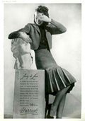 Vintage Dress Harrods 1940s Vintage Retro Advert Poster