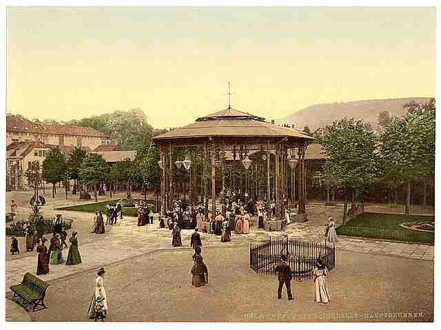 Vintage Drinking fountain Pyrmont A4 Photo Print