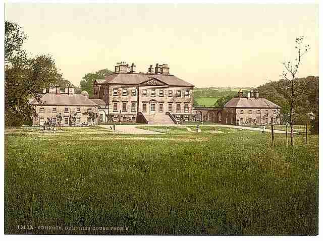 Vintage Dumfries House from south Cumnock A4 Photo Print