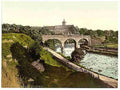 Vintage Dunblane Cathedral from N A4 Photo Print