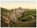 Vintage Dunottar Castle Stonehaven Scotland A4 Photo Print