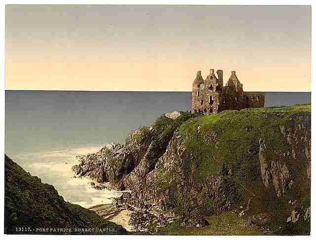 Vintage Dunsky Castle Pitlochrie A4 Photo Print