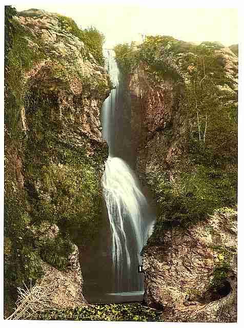 Vintage Dyserth Falls Rhyl A4 Photo Print