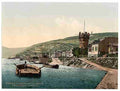 Vintage Eagle Tower and Niederwald Rudesheim the Rhine A4 Photo Print