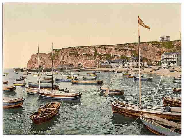 Vintage East Beach and South Point Helgoland A4 Photo Print