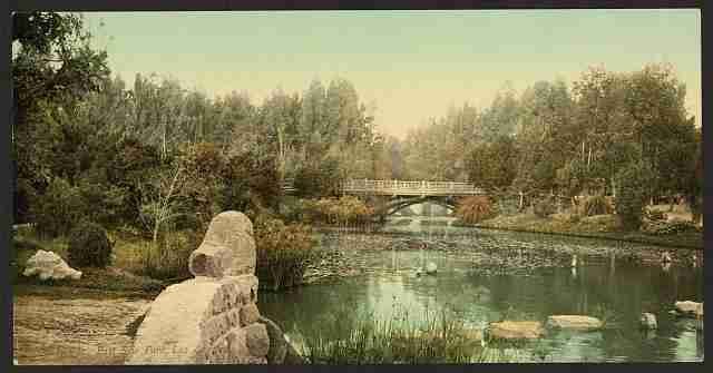 Vintage East Side Park Los Angeles A4 Photo Print