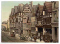 Vintage Eastgate Street and Newgate Street Chester A4 Photo Print