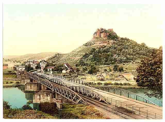 Vintage Ebernburg Nahethal Rhenish Prussia A4 Photo Print