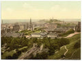 Vintage Edinburgh From The Castle Scotland A4 Photo Print