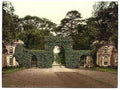 Vintage Eglington Castle entrance gates Irvine A4 Photo Print