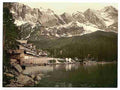 Vintage Eibsee general view I Upper Bavaria A4 Photo Print