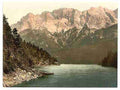 Vintage Eibsee general view II Upper Bavaria A4 Photo Print