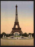 Vintage Eiffel Tower IV Exposition Universal 1900 Paris A4 Photo Print
