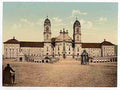 Vintage Einsiedeln monastery Lake Lucerne A4 Photo Print