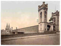 Vintage Eisenbahn Bridge Cologne the Rhine A4 Photo Print