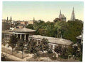 Vintage Elises Fountain Aachen the Rhine A4 Photo Print