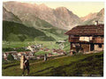 Vintage Engelberg Valley Bernese Oberland A4 Photo Print