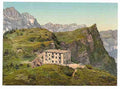 Vintage Engelberg Valley Hotel Trubsee Bernese Oberland A4 Photo Print