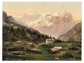 Vintage Engstlenalp general view Unterwald A4 Photo Print