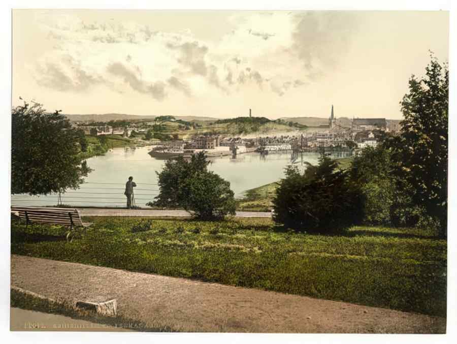Vintage Enniskillen County Fermanagh Ireland A4 Photo Print