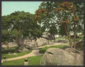 Vintage Entrance to Devils Den Gettysburg A4 Photo Print