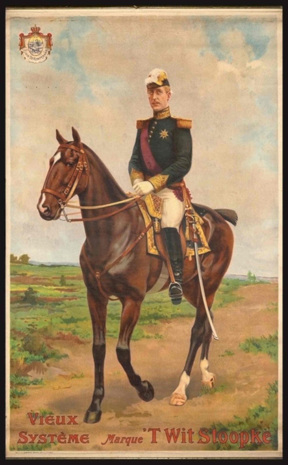 Vintage Equestrian System Vintage Retro Advert Poster
