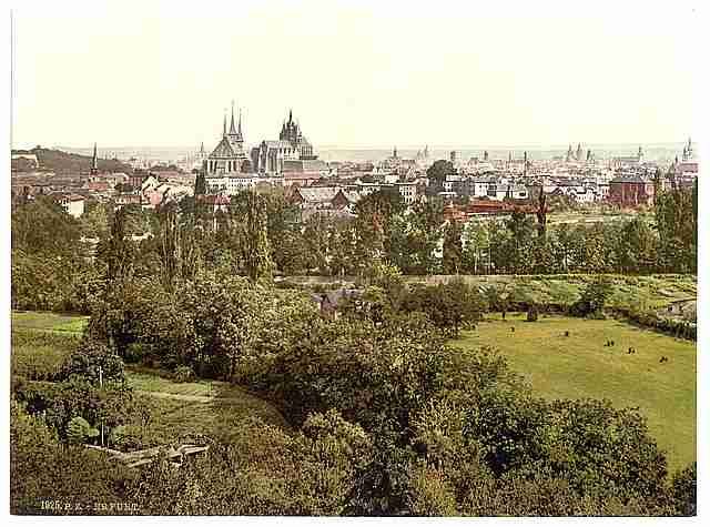 Vintage Erfurt Thuringia A4 Photo Print
