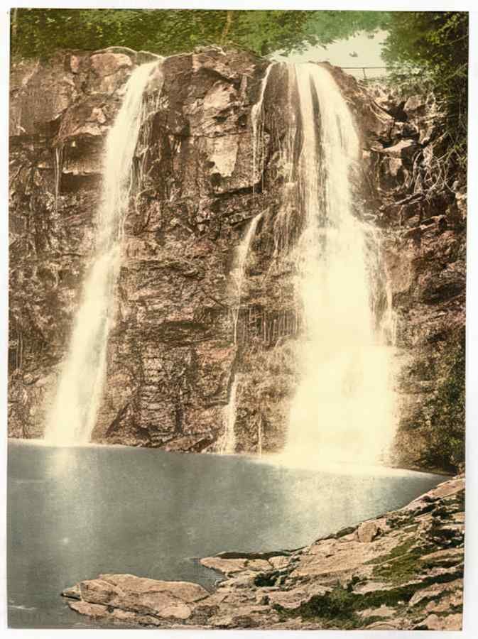 Vintage Essnacrub Fall Glenariff County Antrim Ireland A4 Photo Print