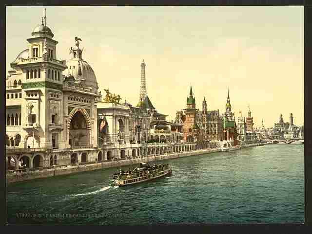 Vintage Exposition II Universal 1900 Paris A4 Photo Print