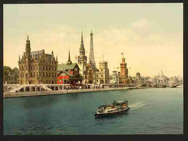 Vintage Exposition III Universal 1900 Paris A4 Photo Print