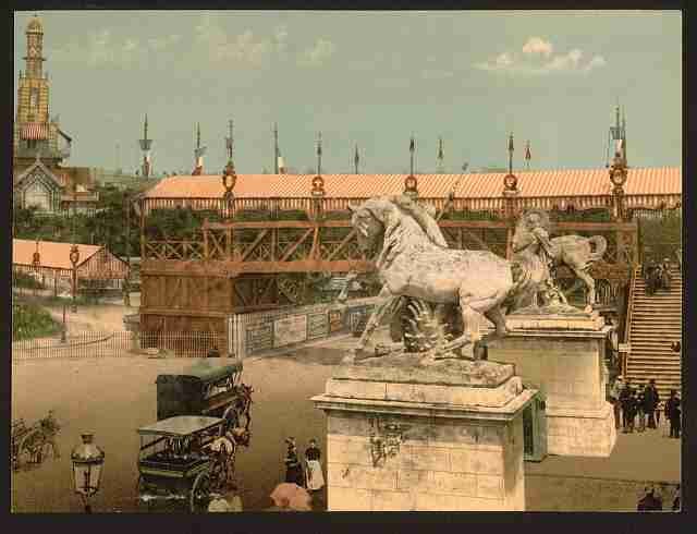Vintage Exposition Universal II 1900 Paris A4 Photo Print