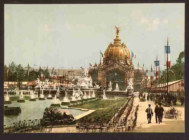 Vintage Exposition Universal III 1900 Paris A4 Photo Print