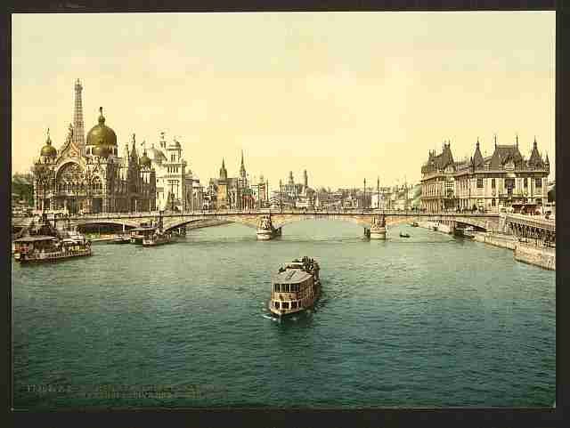 Vintage Expositon Universal 1900 Paris A4 Photo Print
