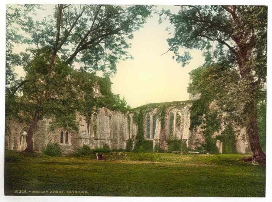 Vintage Exterior Netley Abbey England A4 Photo Print