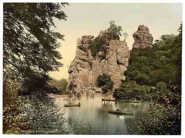 Vintage Externstein I Detmold Lippe A4 Photo Print