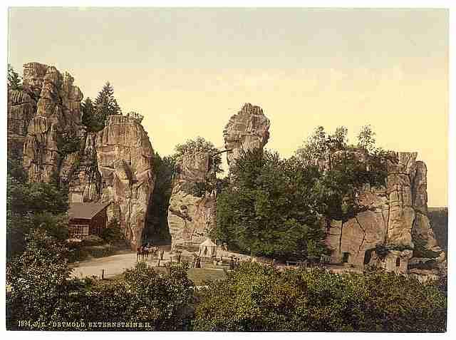 Vintage Externstein II Detmold Lippe A4 Photo Print