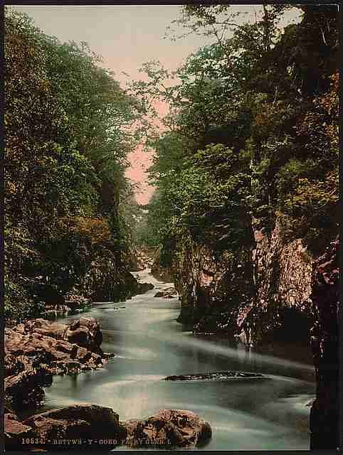 Vintage Fairy Glen I Bettws y Coed A4 Photo Print