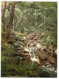 Vintage Fairy Glen Waterfall Penmaenmawr A4 Photo Print