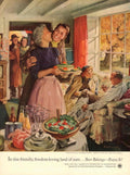 Vintage Family Beer 1950s Vintage Retro Advert Poster