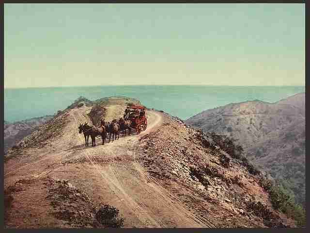 Vintage Farnsworths Loop Santa Catalina Island A4 Photo Print