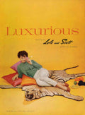 Vintage Fashion Rug 1950s Vintage Retro Advert Poster