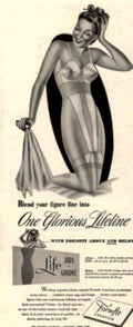Vintage Figure Lifeline 1940s Vintage Retro Advert Poster