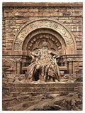Vintage Figure of Barbarossa Kyffhauser and Monument Thuringia A4 Photo Print