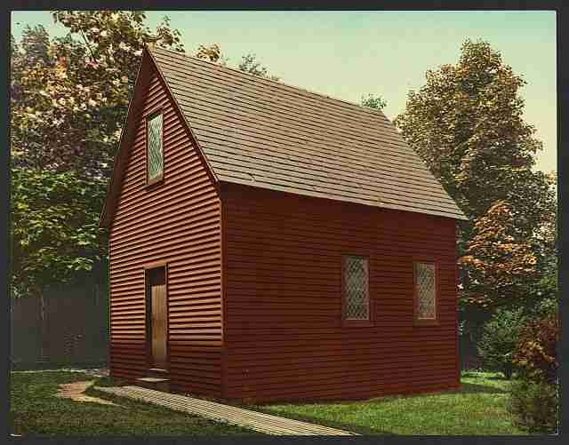 Vintage First Church Salem Massachusetts A4 Photo Print