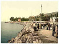 Vintage Fiume the Mole Croatia A4 Photo Print
