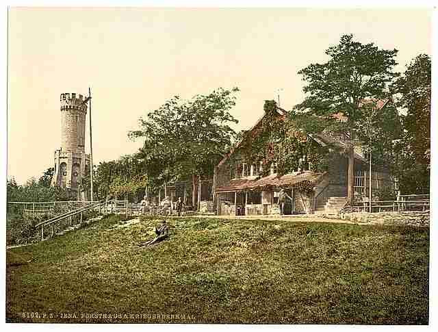 Vintage Foresters House Jena Thuringia A4 Photo Print